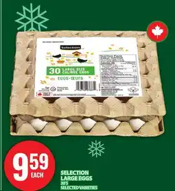 Food Basics SELECTION LARGE EGGS offer