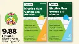 PharmaChoice Option+ Nicotine Gum offer