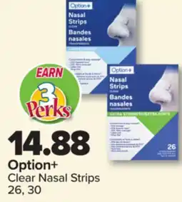 PharmaChoice Option+ Clear Nasal Strips offer