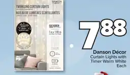 PharmaChoice Danson Décor Curtain Lights with Timer Warm White offer