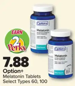 PharmaChoice Option+ Melatonin Tablets offer