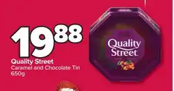 PharmaChoice Quality Street Caramel and Chocolate Tin offer