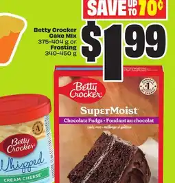 Chalo FreshCo Betty Crocker Cake Mix 375-404 g or Frosting 340-450 g offer