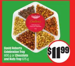 Chalo FreshCo David Roberts Celebration Tray 600 g or Chocolate and Nuts Tray 675 g offer