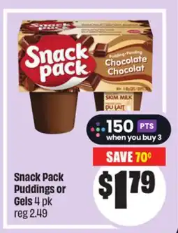 Chalo FreshCo Snack Pack Puddings or Gels 4 pk offer