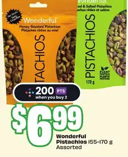 Chalo FreshCo Wonderful Pistachios 155-170 g Assorted offer