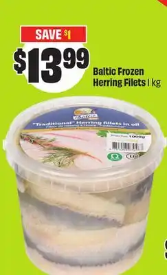 Chalo FreshCo Baltic Frozen Herring Filets 1 kg offer