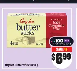 Chalo FreshCo Gay Lea Butter Sticks 454 g offer