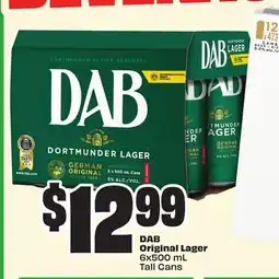 Chalo FreshCo DAB Original Lager 6x500 mL Tall Cans offer