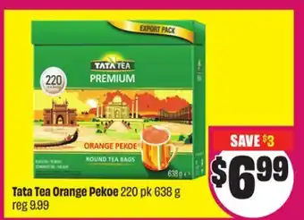 Chalo FreshCo Tata Tea Orange Pekoe 220 pk 638 g offer