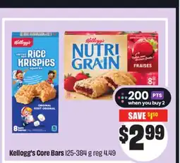 Chalo FreshCo Kellogg's Core Bars 125-384 g offer