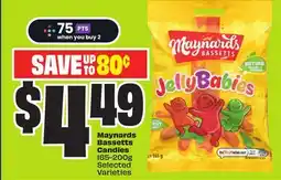 Chalo FreshCo Maynards Bassetts Candies 165-200g Selected Varieties offer