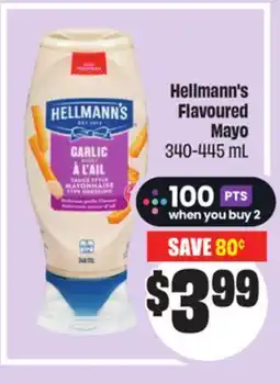 Chalo FreshCo Hellmann's Flavoured Mayo 340-445 mL offer