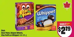 Chalo FreshCo Dare Bear Paws, Wagon Wheels, Viva Puffs or Whippet 168-315 g offer