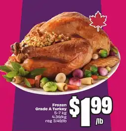 Chalo FreshCo Frozen Grade A Turkey 5-7 kg 4.39/kg offer
