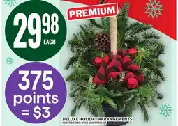 Food Basics DELUXE HOLIDAY ARRANGEMENTS offer