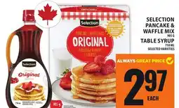 Food Basics SELECTION PANCAKE & WAFFLE MIX offer