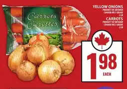 Food Basics YELLOW ONIONS OR CARROTS offer