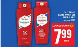 Food Basics OLD SPICE BODY WASH OR HAIR CARE offer
