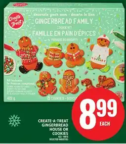 Food Basics CREATE-A-TREAT GINGERBREAD HOUSE OR COOKIES offer