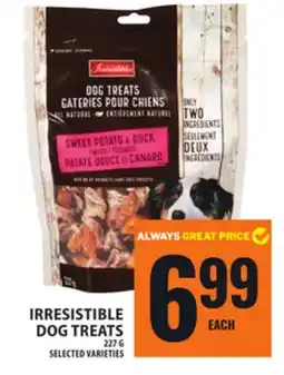 Food Basics IRRESISTIBLE DOG TREATS offer