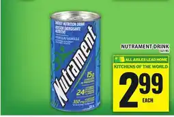 Food Basics NUTRAMENT DRINK offer