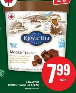 Food Basics KAWARTHA MOOSE TRACKS ICE CREAM offer