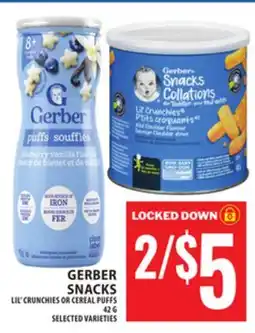 Food Basics GERBER SNACKS offer