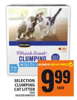 Food Basics SELECTION CLUMPING CAT LITTER offer