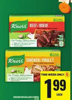 Food Basics KNORR BOUILLON CUBES offer