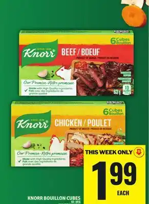 Food Basics KNORR BOUILLON CUBES offer