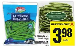 Food Basics GREEN BEANS offer