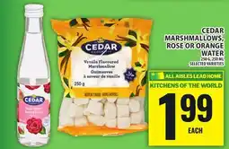 Food Basics CEDAR MARSHMALLOWS,ROSE OR ORANGE WATER offer