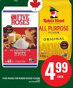 Food Basics FIVE ROSES OR ROBIN HOOD FLOUR offer