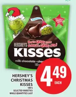 Food Basics HERSHEY'S CHRISTMAS KISSES offer
