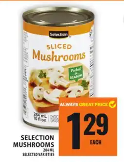 Food Basics SELECTION MUSHROOMS offer