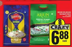 Food Basics NOOR OR ARJUN BASMATI RICE offer