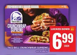 Food Basics TACO BELL CRUNCHWRAP SUPREME offer