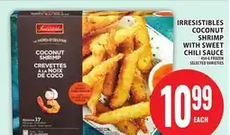 Food Basics IRRESISTIBLES COCONUT SHRIMP WITH SWEET CHILI SAUCE offer
