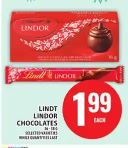 Food Basics LINDT LINDOR CHOCOLATES offer