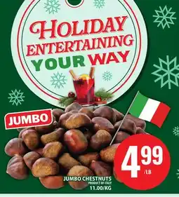 Food Basics JUMBO CHESTNUTS offer