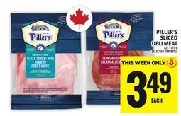 Food Basics PILLER'S SLICED DELI MEAT offer