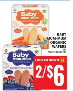Food Basics BABY MUM-MUM ORGANIC WAFERS offer