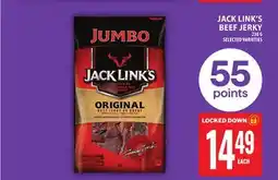 Food Basics JACK LINK'S BEEF JERKY offer