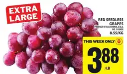 Food Basics RED SEEDLESS GRAPES offer