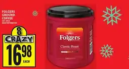 Food Basics FOLGERS GROUND COFFEE offer