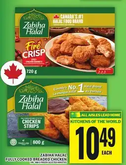 Food Basics ZABIHA HALAL FULLY COOKED BREADED CHICKEN offer