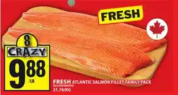 Food Basics FRESH ATLANTIC SALMON FILLET FAMILY PACK offer