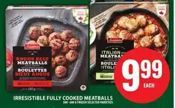 Food Basics IRRESISTIBLE FULLY COOKED MEATBALLS offer