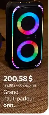 Walmart Grand - haut-parleur onn offer